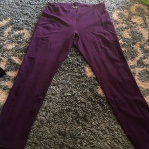 Ziya Activewear knit pocket tights 7/8